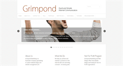 Desktop Screenshot of grimpond.com