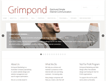 Tablet Screenshot of grimpond.com